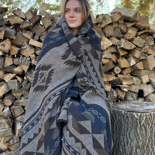 Banff Arctic Wool Blanket