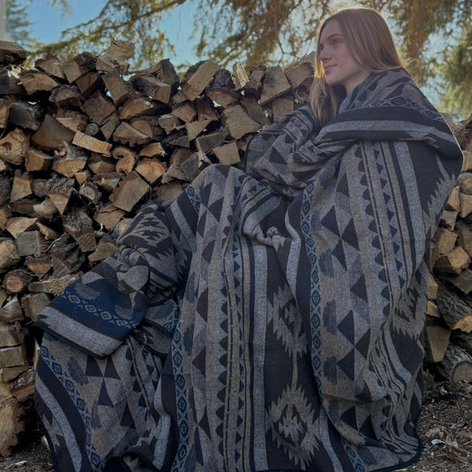 Banff Arctic Wool Blanket