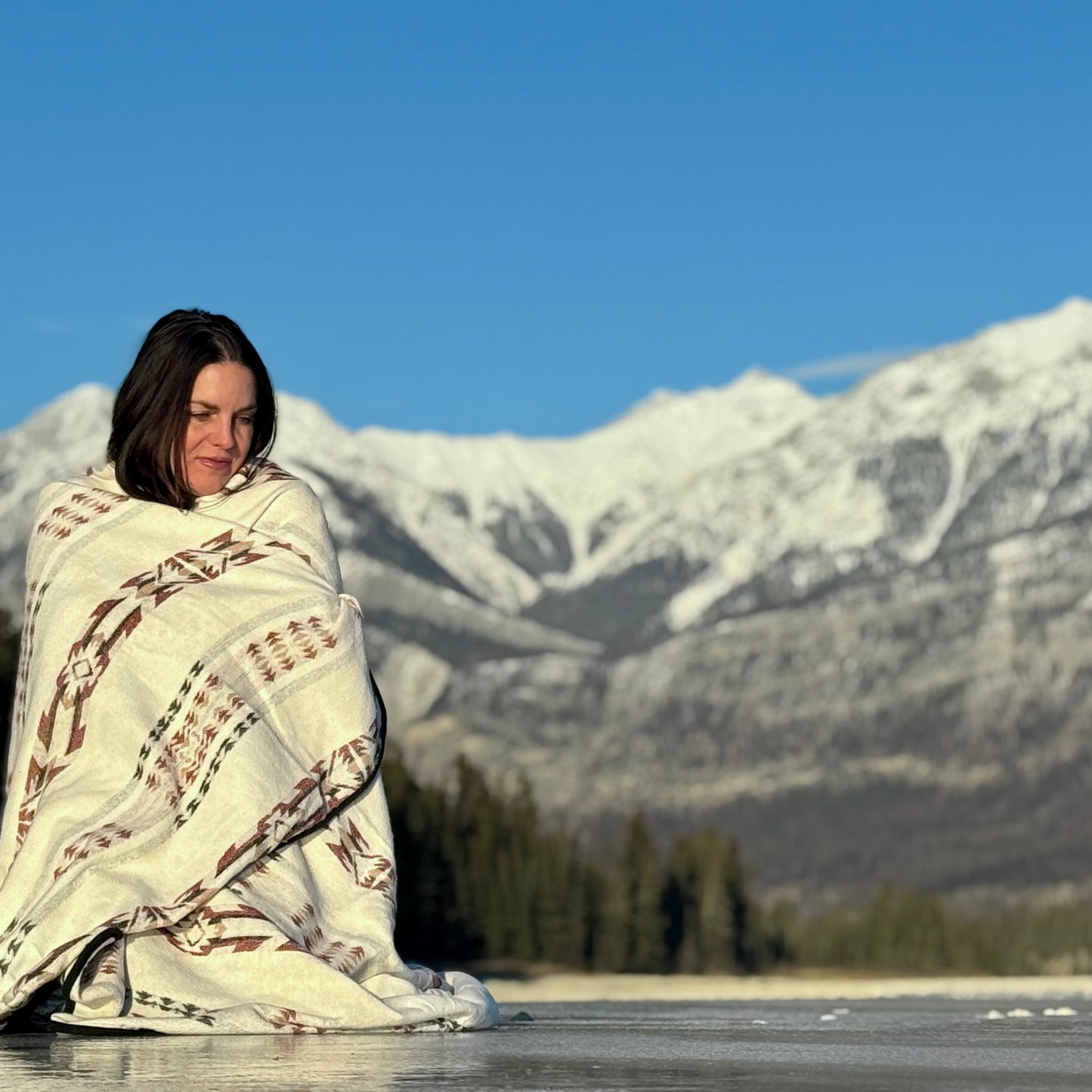 Kananaskis Arctic Wool Blanket